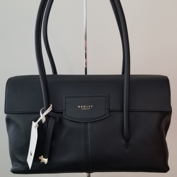 RADLEY LONDON Bags Radley London Handbag New Pebble Leather Satchel